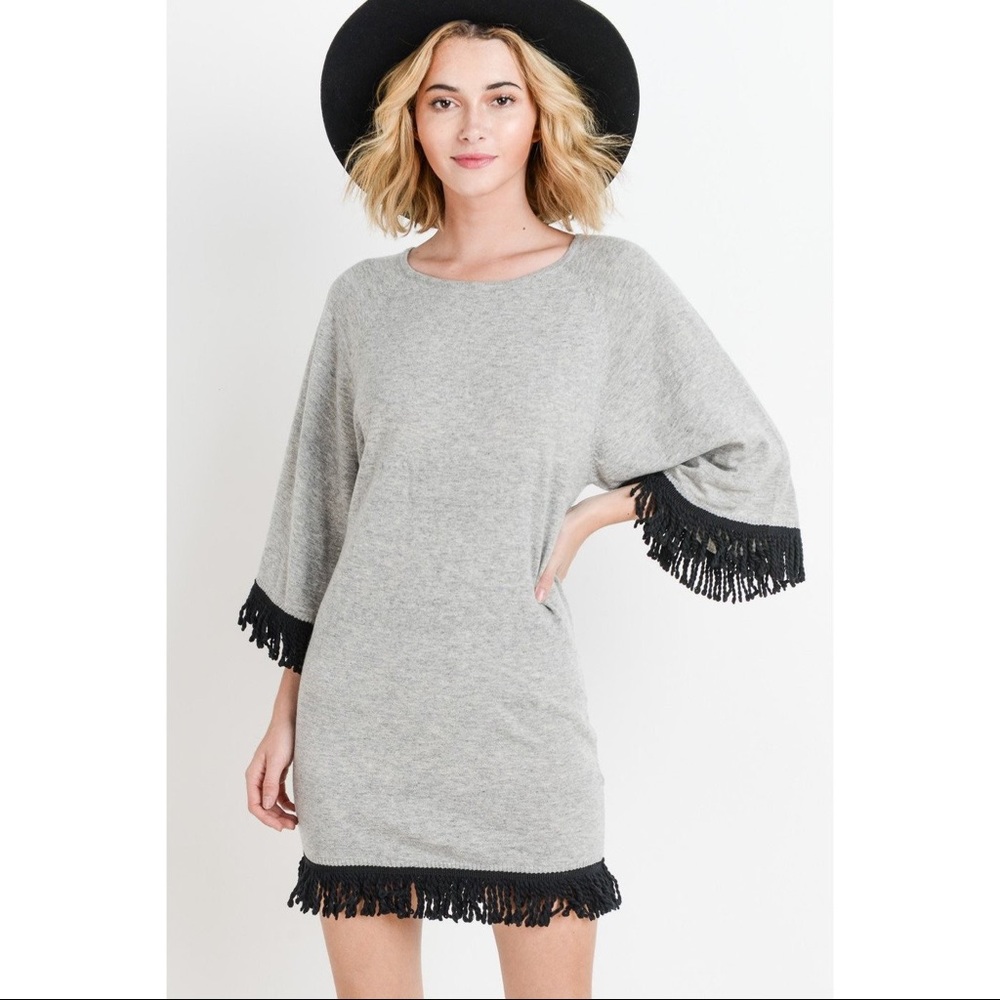 Fringe Tunic Dress